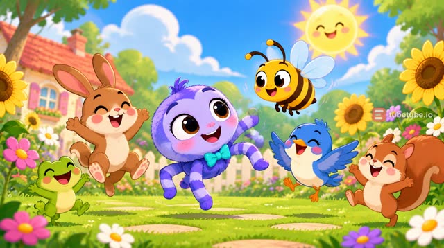 Scene 3 - Pip the Purple Spider - Let's Dance!