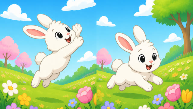 Scene 3 - 🎵 “Hop, Hop, Bunny!” 🐰