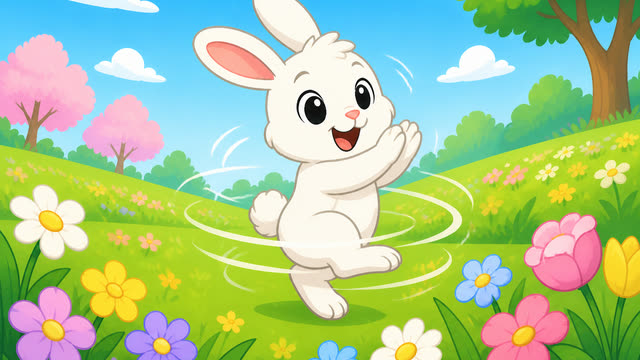 Scene 4 - 🎵 “Hop, Hop, Bunny!” 🐰