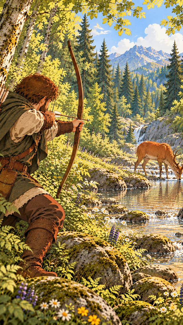 Scene 5 - Huldra et le chasseur