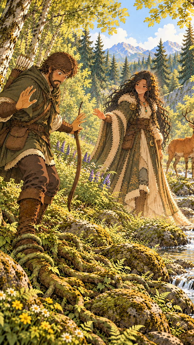 Scene 10 - Huldra et le chasseur