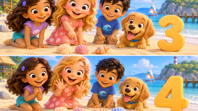 Scene 3 - Go Go Goldie! Counting