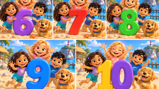 Scene 6 - Go Go Goldie! Counting
