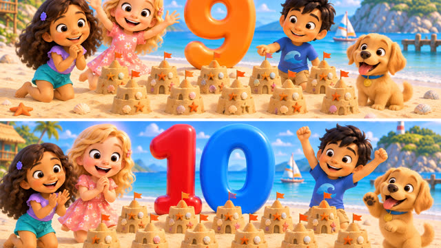 Scene 9 - Go Go Goldie! Counting