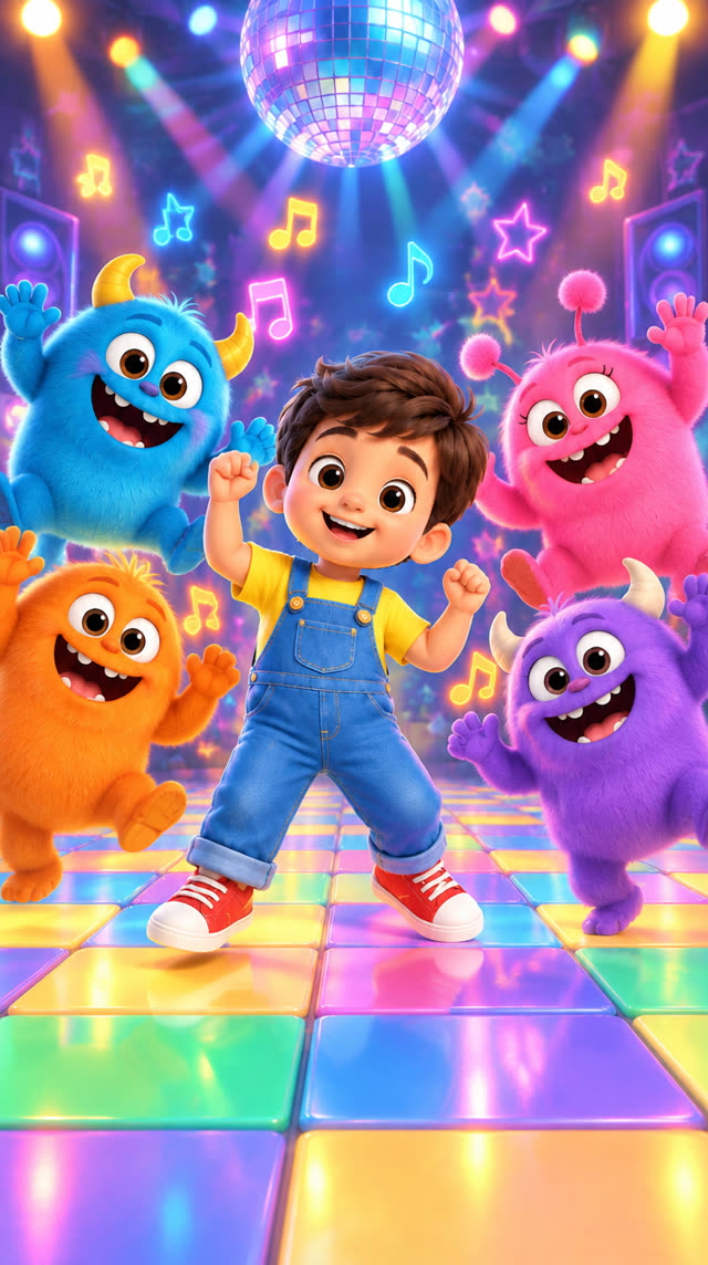 Scene 2 - Wiggle Wiggle Monster Dance! | Fun Songs for Kids