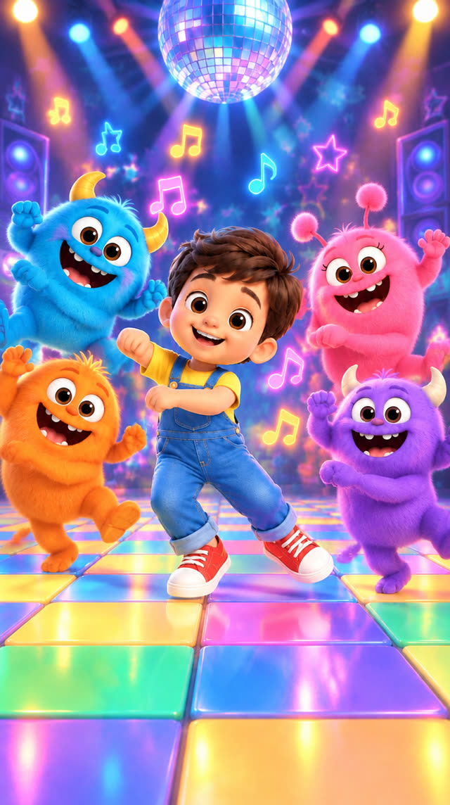 Scene 3 - Wiggle Wiggle Monster Dance! | Fun Songs for Kids