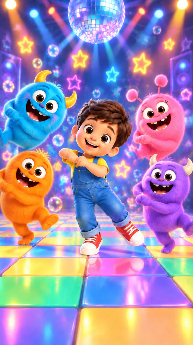 Scene 4 - Wiggle Wiggle Monster Dance! | Fun Songs for Kids