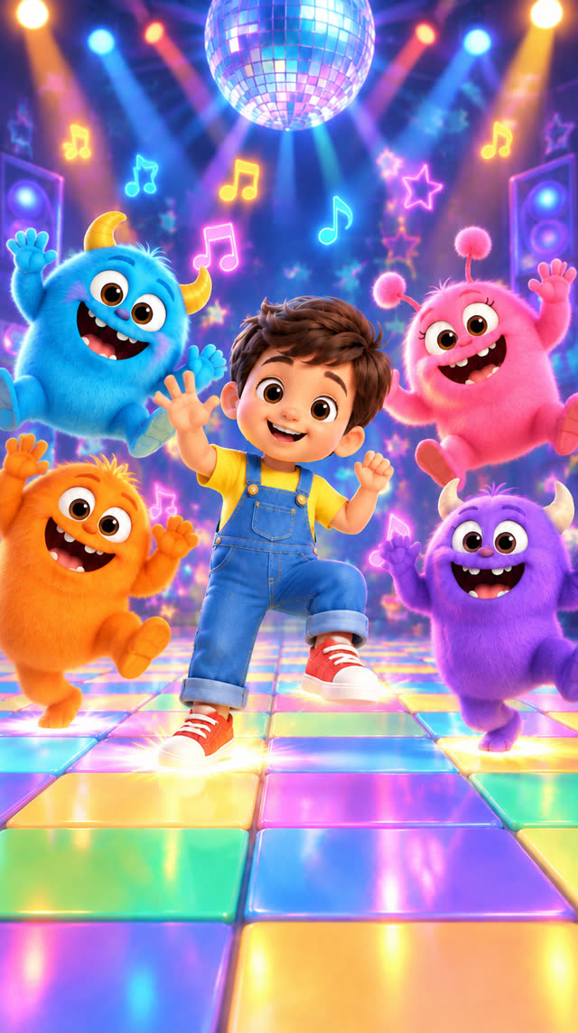 Scene 5 - Wiggle Wiggle Monster Dance! | Fun Songs for Kids