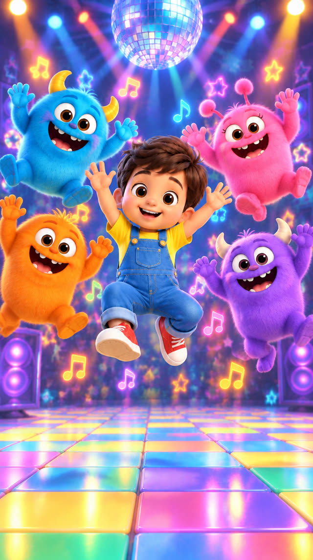 Scene 6 - Wiggle Wiggle Monster Dance! | Fun Songs for Kids