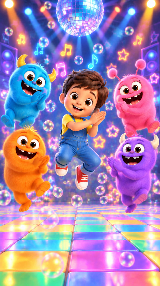 Scene 7 - Wiggle Wiggle Monster Dance! | Fun Songs for Kids