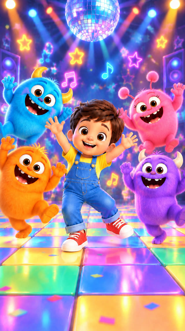 Scene 8 - Wiggle Wiggle Monster Dance! | Fun Songs for Kids