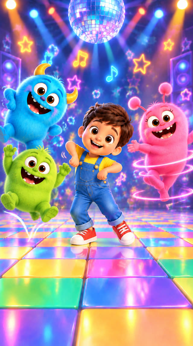 Scene 9 - Wiggle Wiggle Monster Dance! | Fun Songs for Kids
