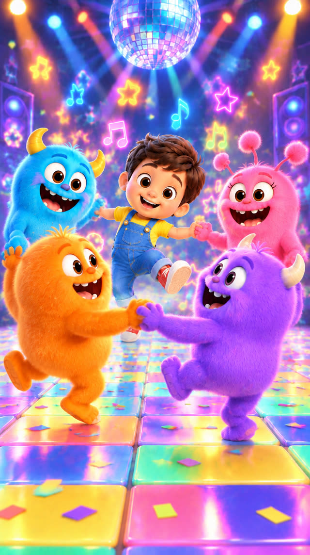 Scene 11 - Wiggle Wiggle Monster Dance! | Fun Songs for Kids