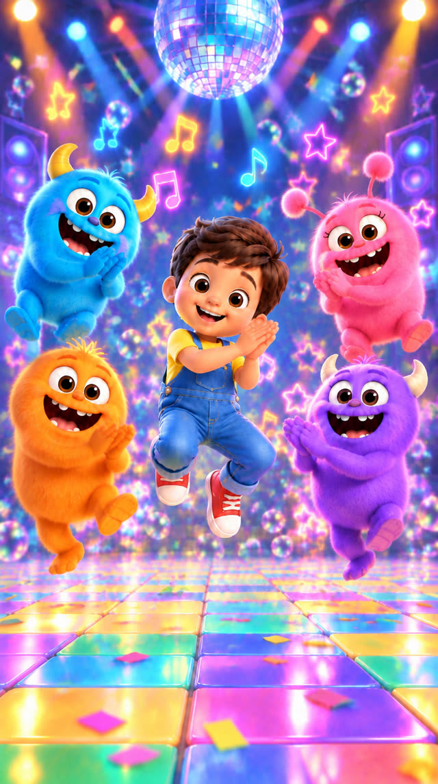 Scene 12 - Wiggle Wiggle Monster Dance! | Fun Songs for Kids