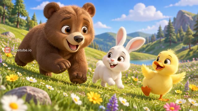 Scene 1 - Happy Little Friends