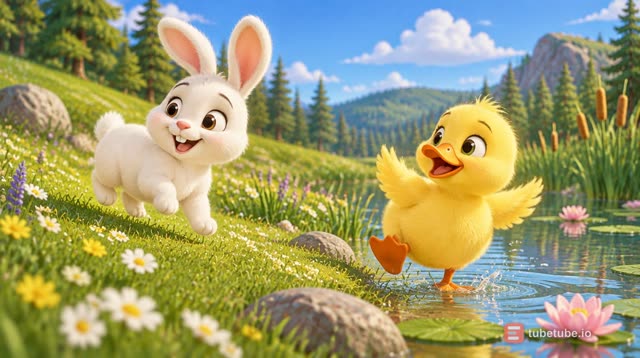 Scene 2 - Happy Little Friends