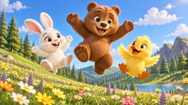 Scene 5 - Happy Little Friends