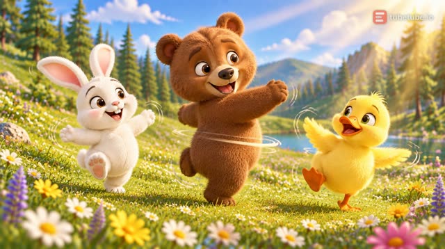 Scene 6 - Happy Little Friends