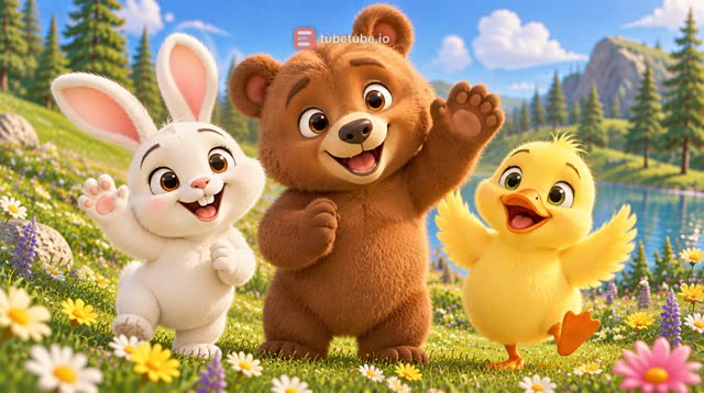 Scene 7 - Happy Little Friends
