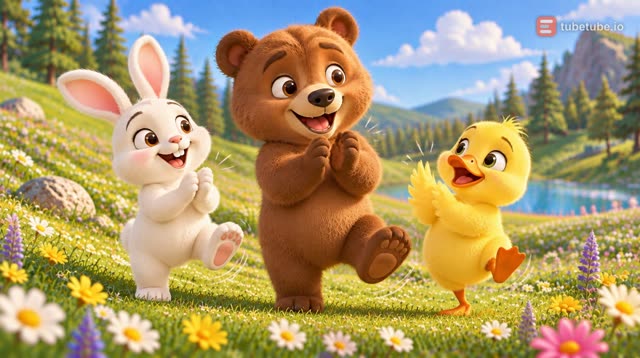 Scene 8 - Happy Little Friends