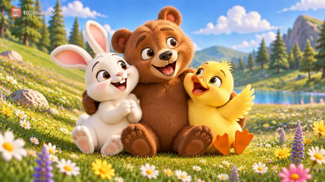 Scene 9 - Happy Little Friends