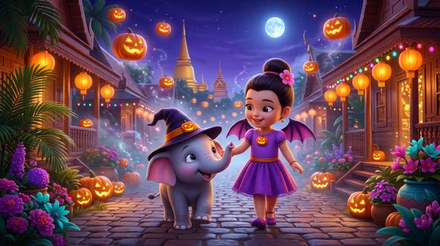 มะลิกับยักษ์ใจดีในคืนฮาโลวีน 🎃