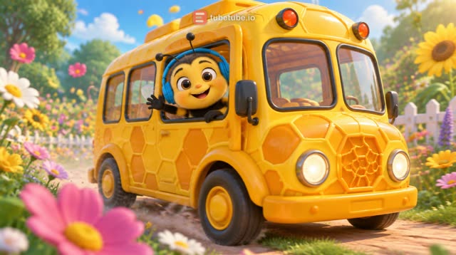 Scene 3 - The Wheels on the Garden Bus (Beebo the Bee)