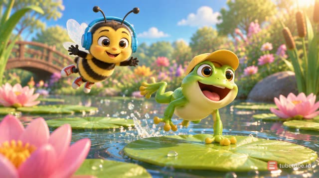 Scene 7 - The Wheels on the Garden Bus (Beebo the Bee)