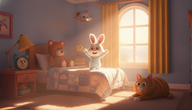Scene 2 - Little Bunny's Happy Day