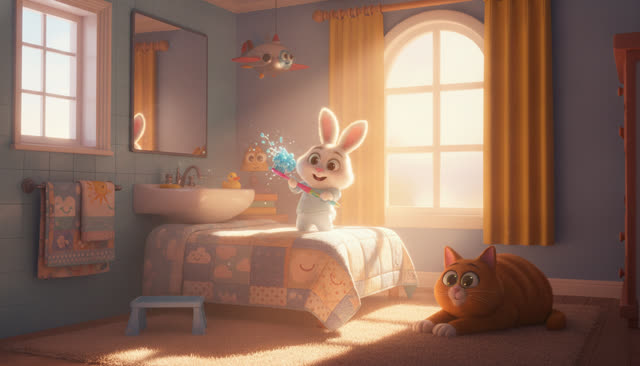 Scene 3 - Little Bunny's Happy Day