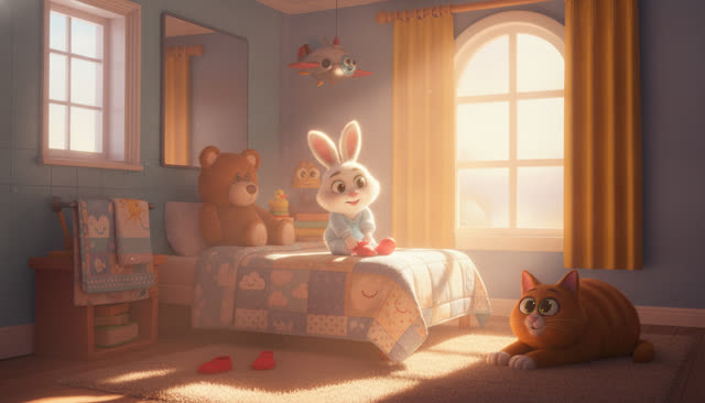 Scene 4 - Little Bunny's Happy Day