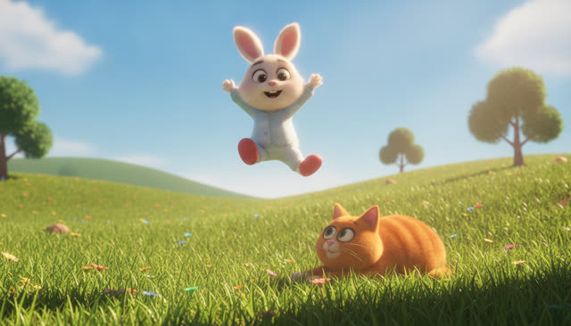 Scene 5 - Little Bunny's Happy Day