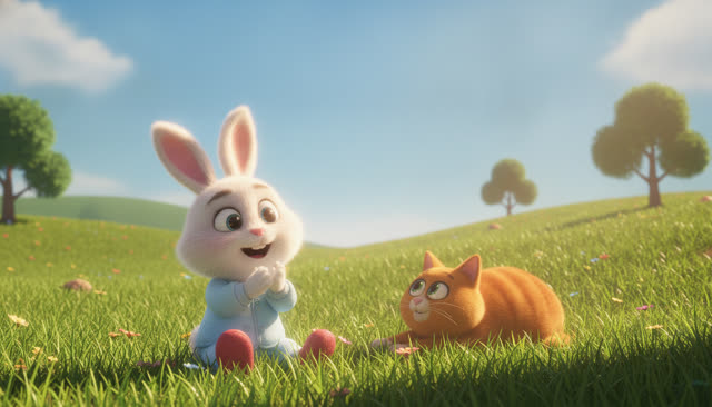 Scene 6 - Little Bunny's Happy Day