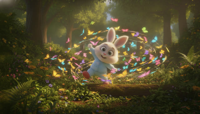 Scene 14 - Little Bunny's Happy Day