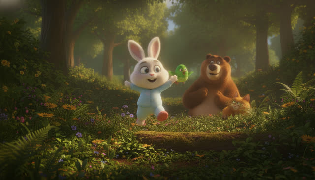 Scene 15 - Little Bunny's Happy Day