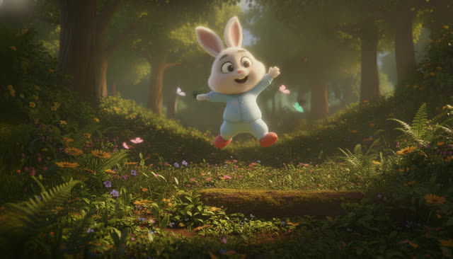 Scene 16 - Little Bunny's Happy Day