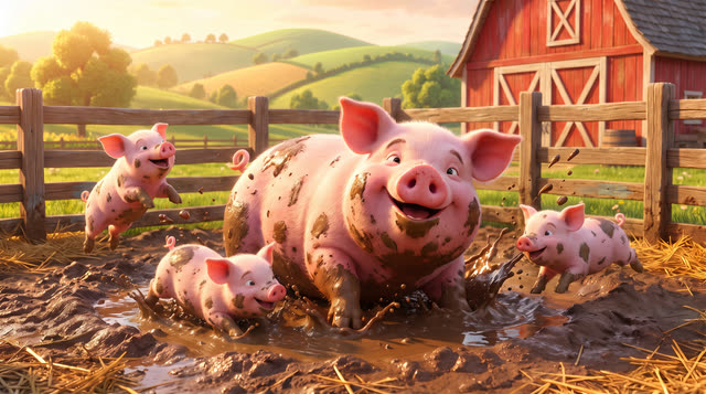 Scene 6 - Le Vieux MacDonald a une Ferme