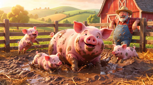Scene 7 - Le Vieux MacDonald a une Ferme