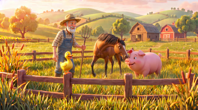 Scene 18 - Le Vieux MacDonald a une Ferme