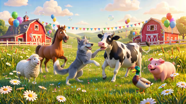 Scene 36 - Le Vieux MacDonald a une Ferme