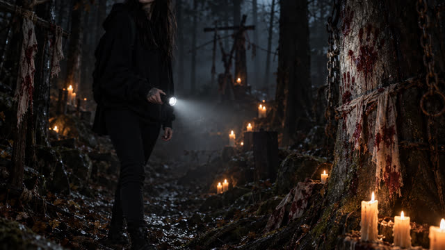 Scene 3 - Sista året - halloweenrunda