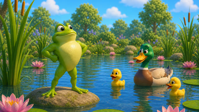 Scene 5 - La Grenouille qui Veut se Faire plus Grosse que le Bœuf