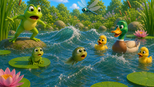 Scene 11 - La Grenouille qui Veut se Faire plus Grosse que le Bœuf