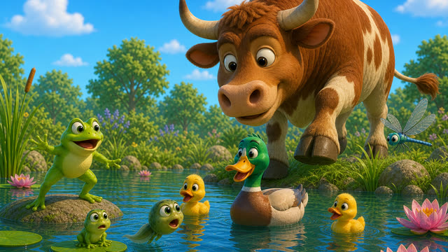 Scene 12 - La Grenouille qui Veut se Faire plus Grosse que le Bœuf