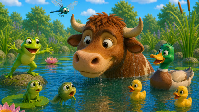 Scene 16 - La Grenouille qui Veut se Faire plus Grosse que le Bœuf