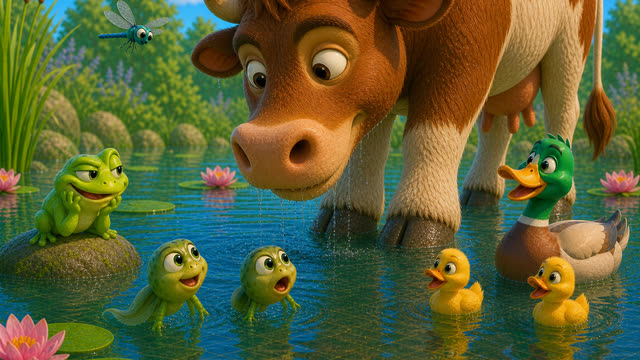 Scene 19 - La Grenouille qui Veut se Faire plus Grosse que le Bœuf
