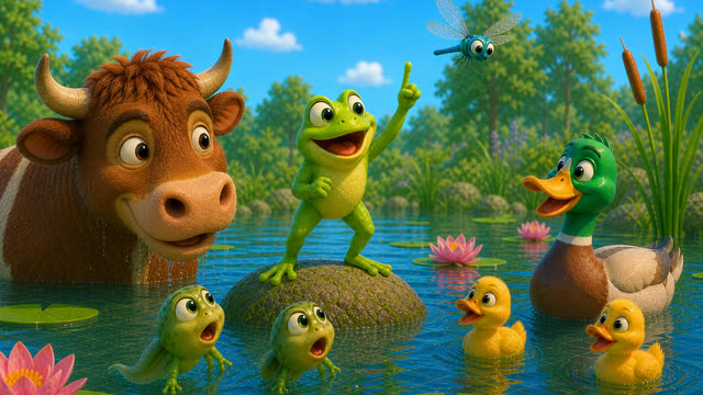 Scene 20 - La Grenouille qui Veut se Faire plus Grosse que le Bœuf