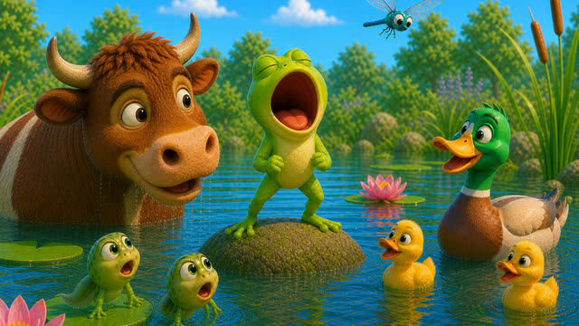 Scene 21 - La Grenouille qui Veut se Faire plus Grosse que le Bœuf