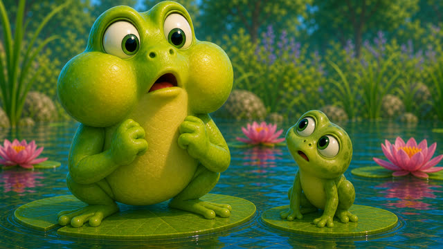 Scene 24 - La Grenouille qui Veut se Faire plus Grosse que le Bœuf