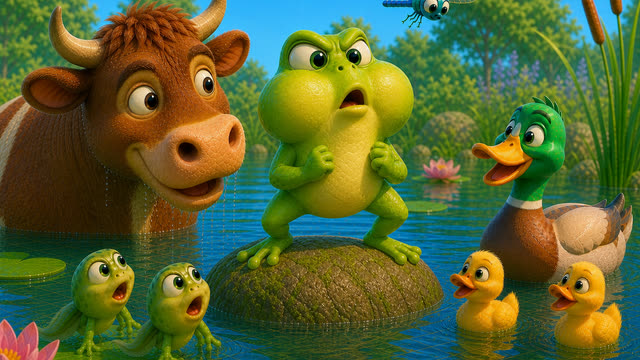 Scene 26 - La Grenouille qui Veut se Faire plus Grosse que le Bœuf